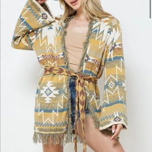 NEW Western Fringe Cardigan
